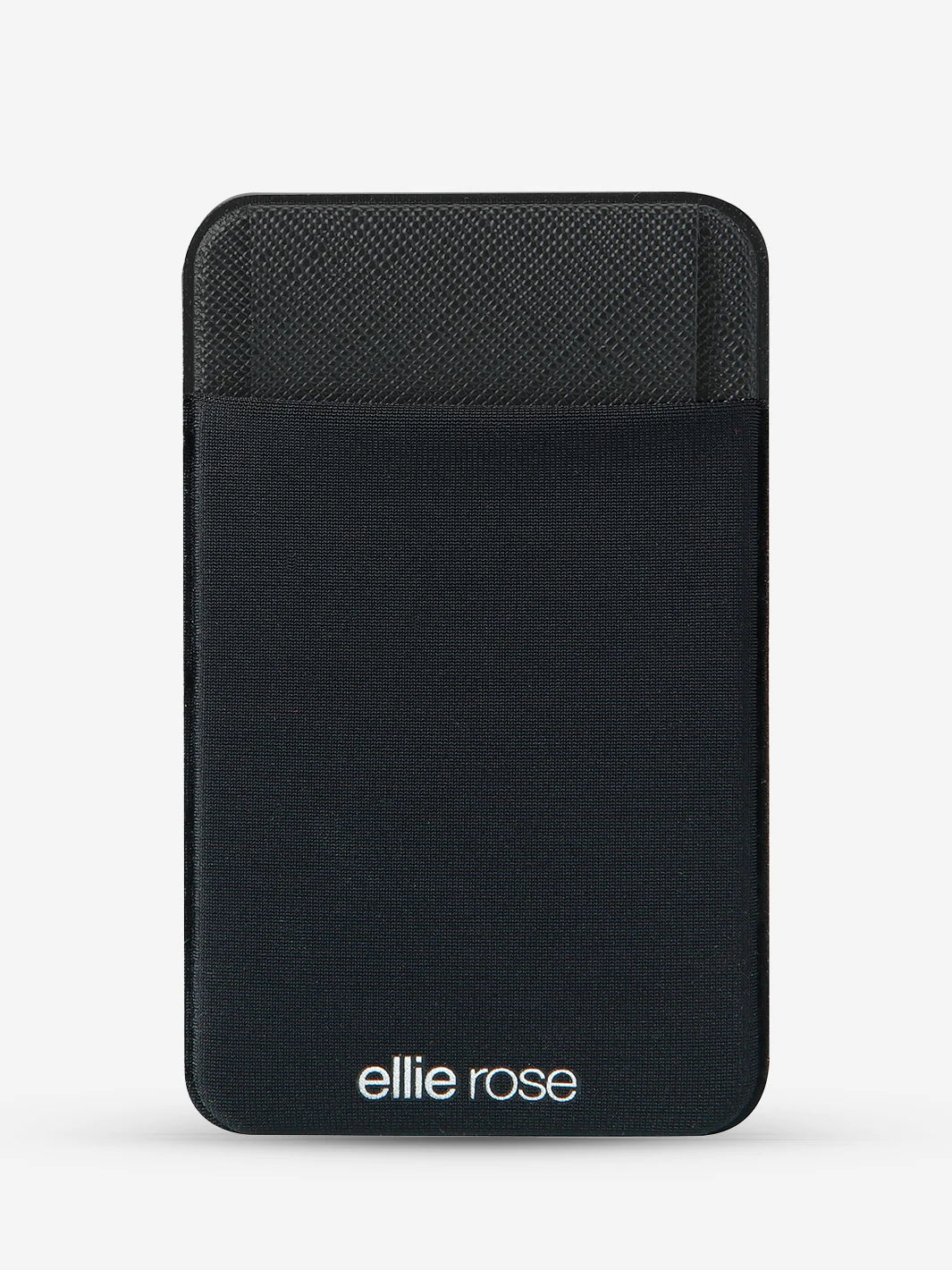 Black Stick-On Phone Pocket