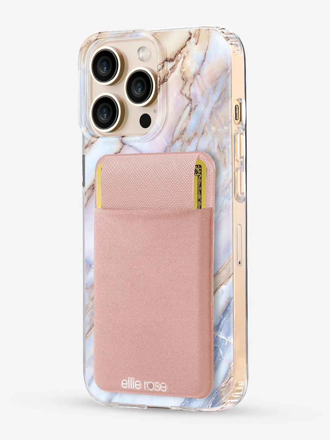 Blush Stick-On Phone Pocket
