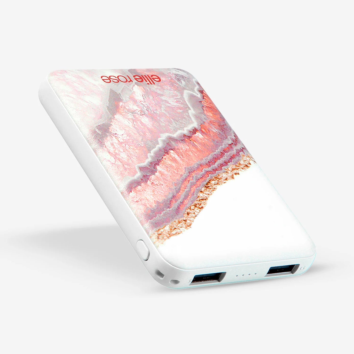 Rose Agate Marble Power Bank