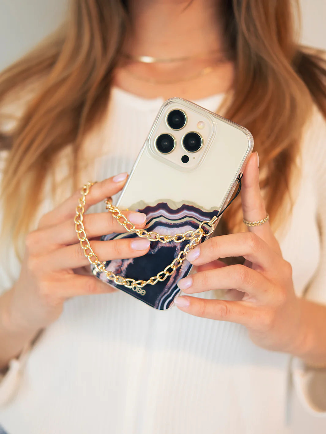Gold Phone Charm