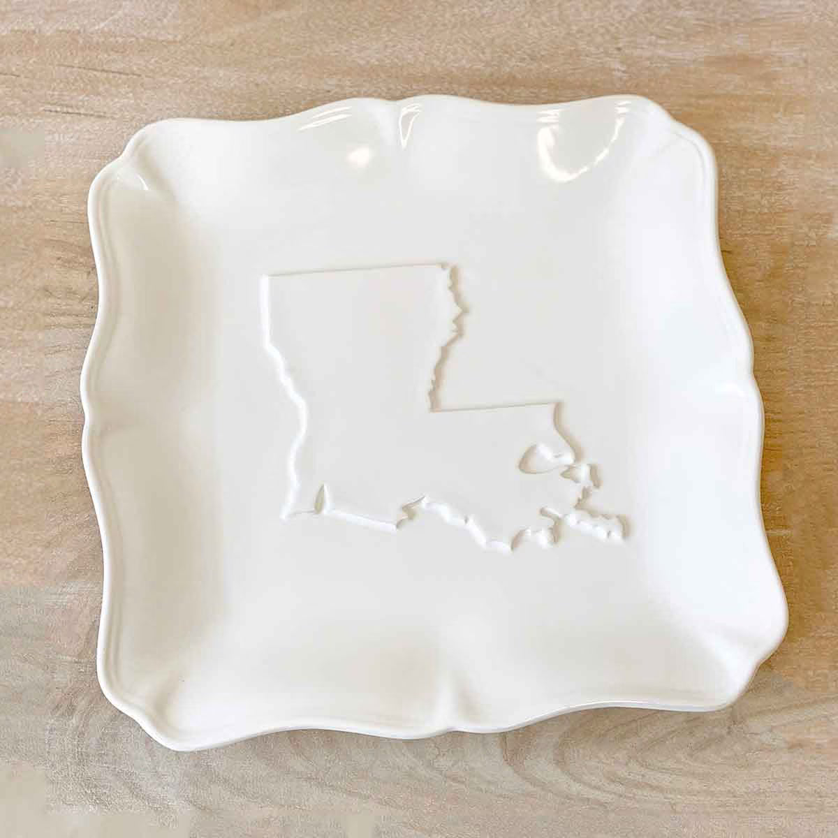 Louisiana Embossed Platter