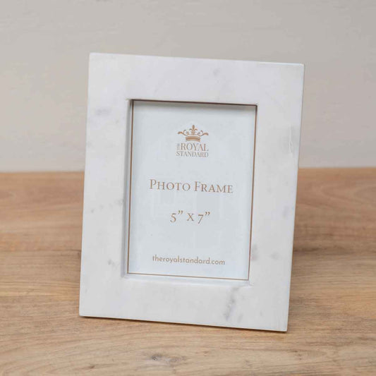 Marble Photo Frame in White