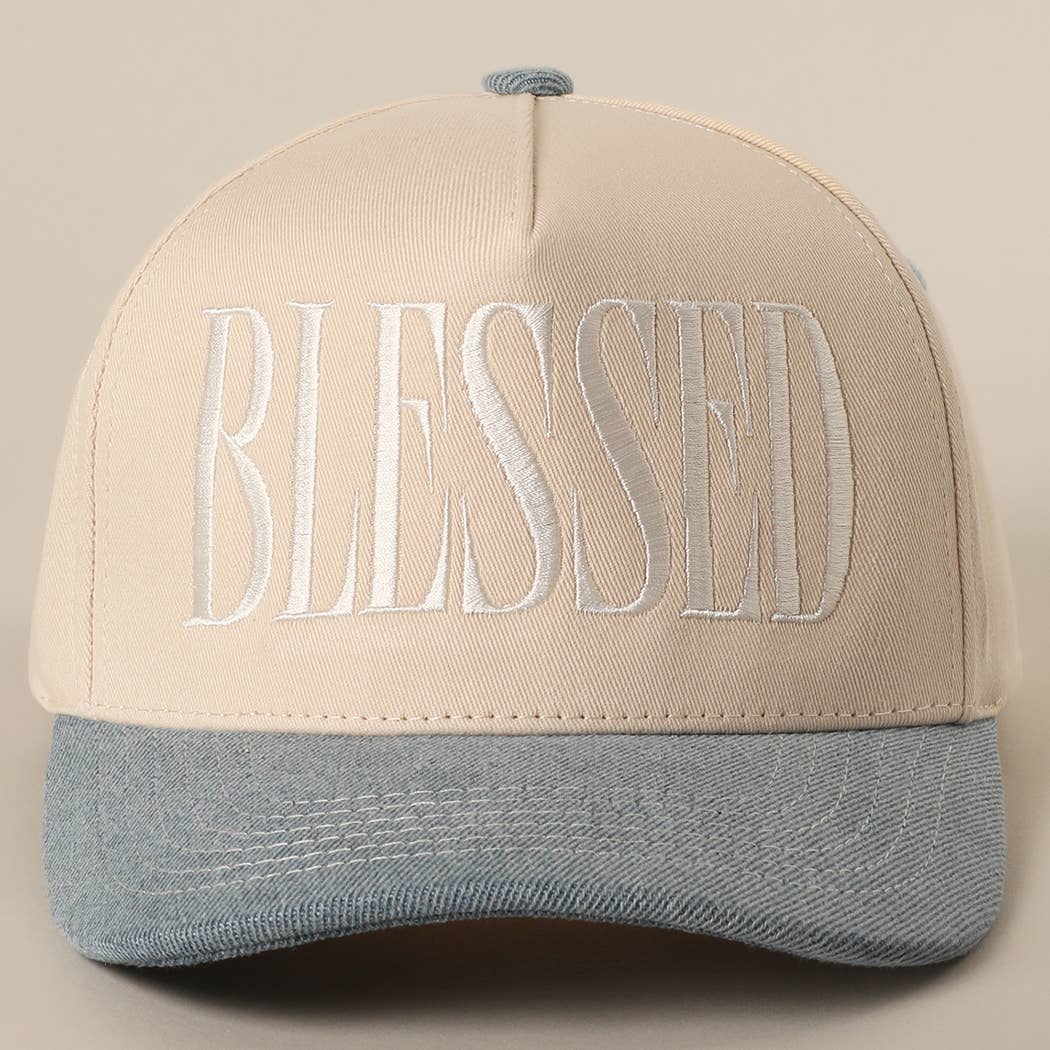 BLESSED Embroidered Hat