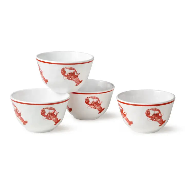 Set of 4 Crawfish Dipping Bowls