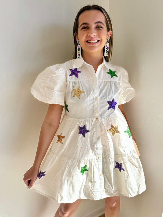 Mardi Gras Star Dress
