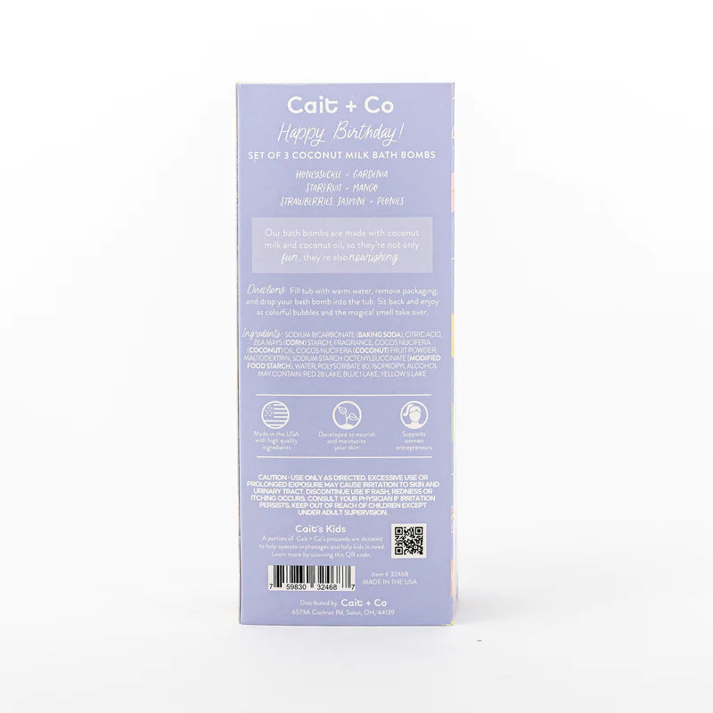 Happy Birthday Bath Bomb Gift Set