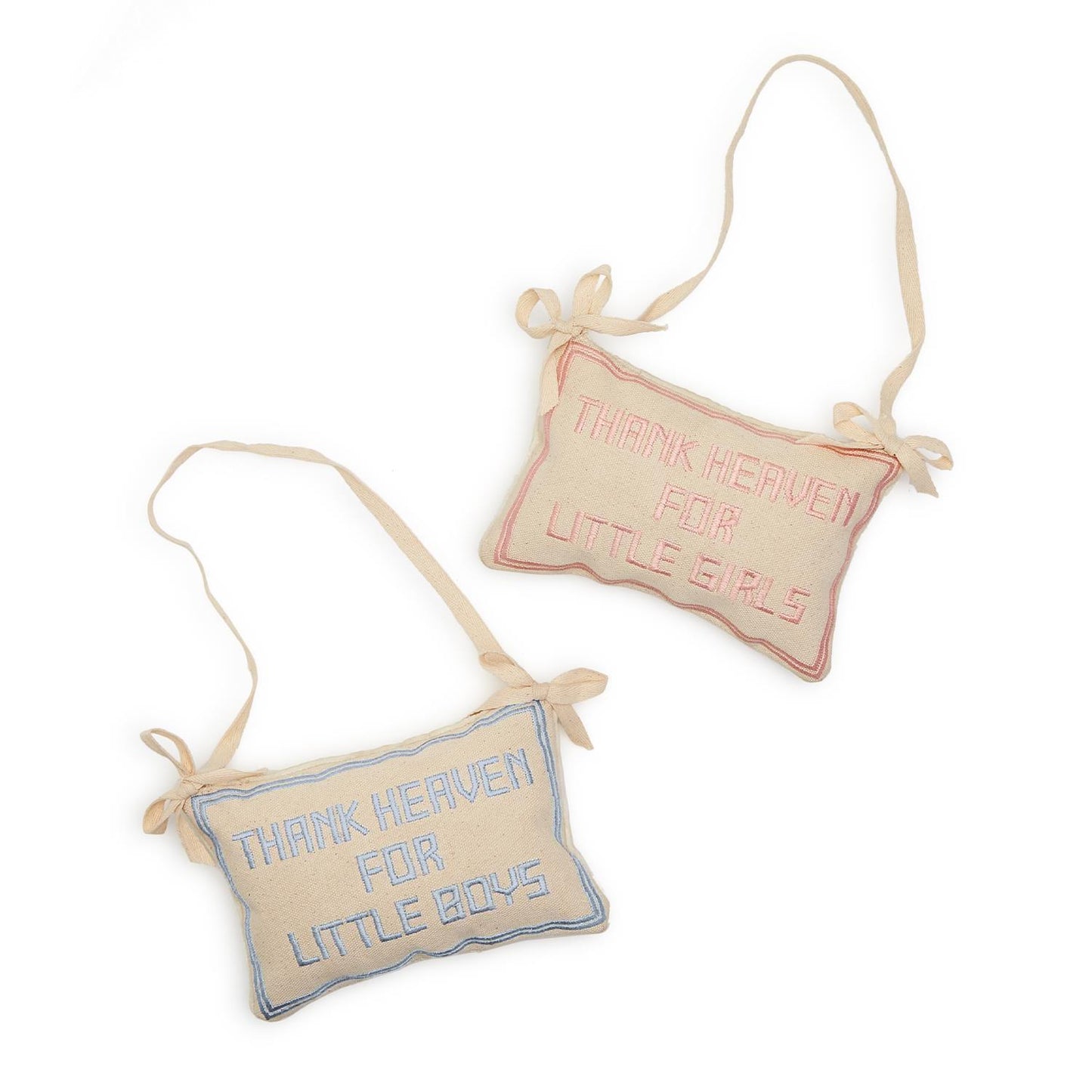 Thank Heaven Pillow Door Hanger Decor