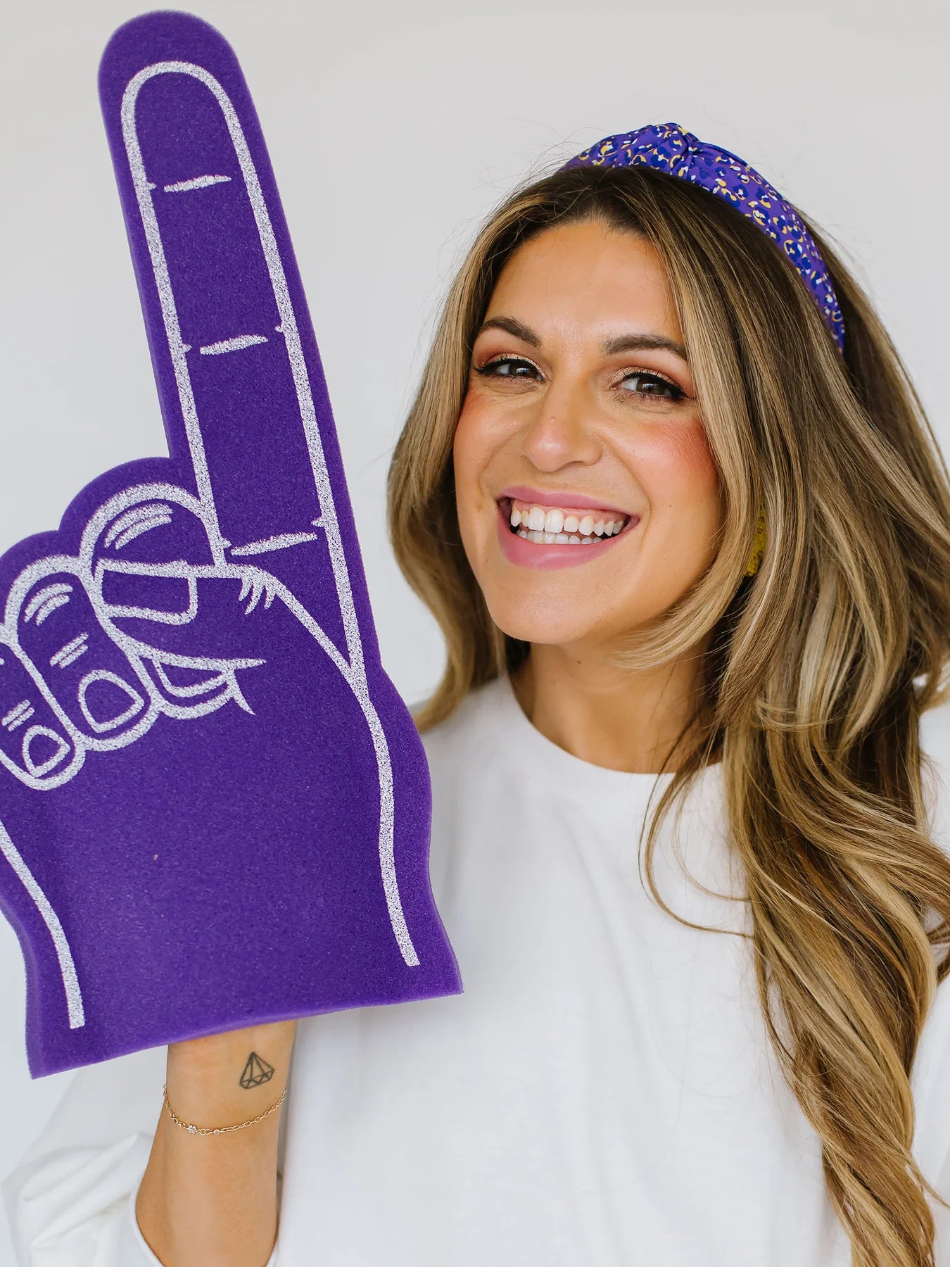Walk this Way Headband - Purple