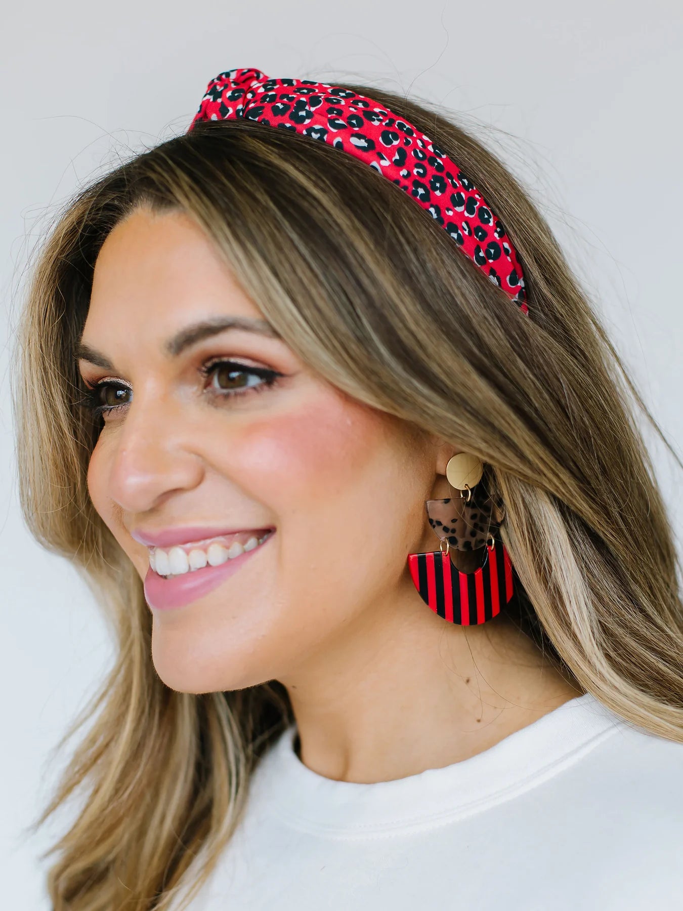 Walk this Way Headband - Red