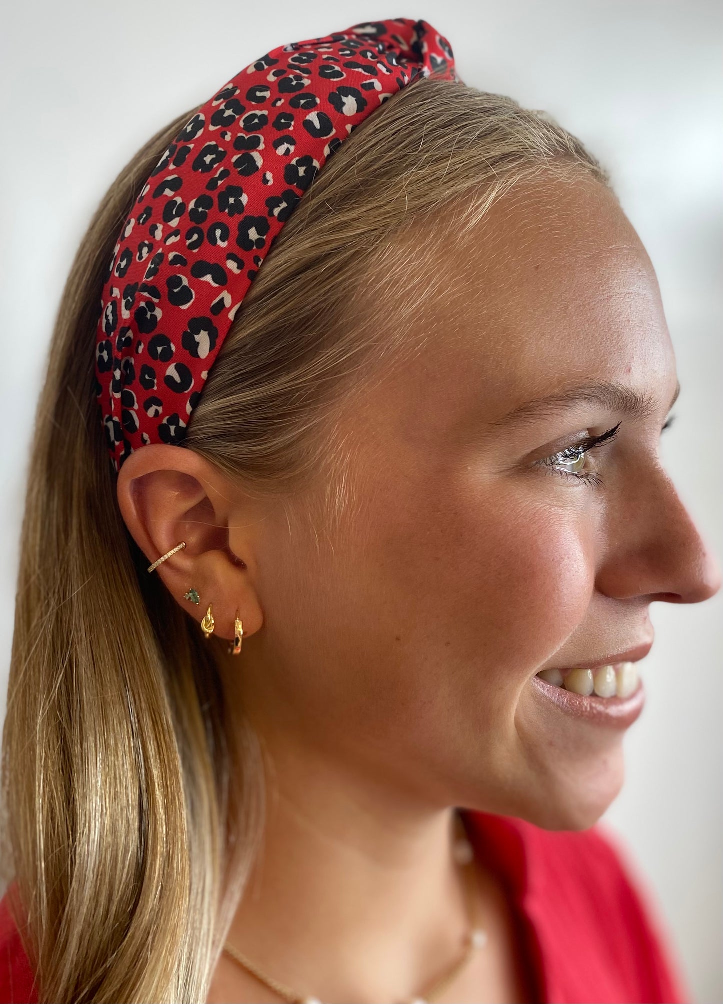Walk this Way Headband - Red
