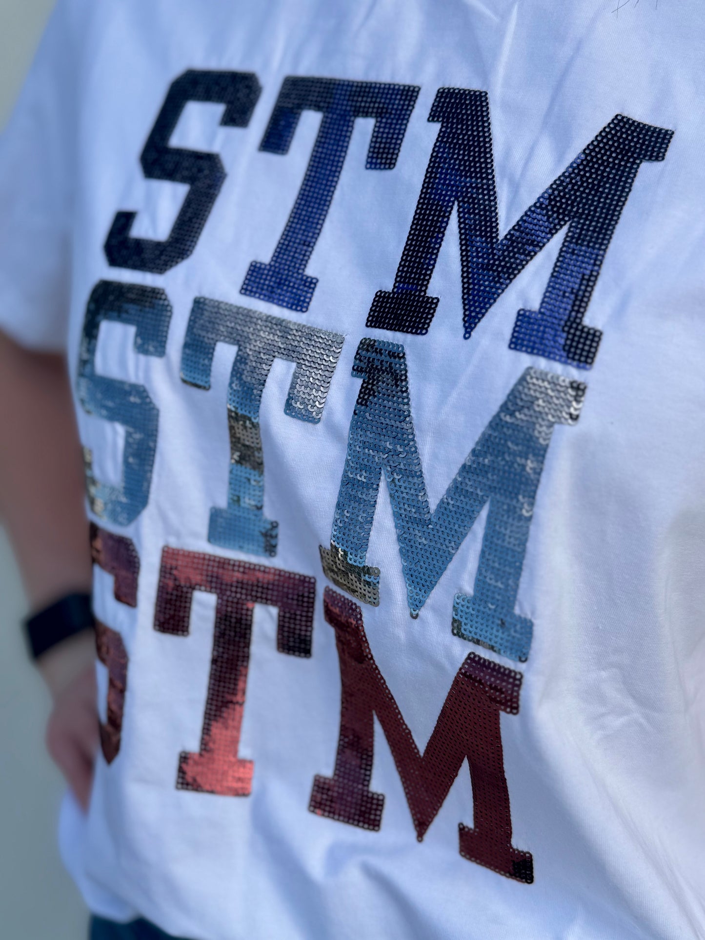 STM Stacked Sequin Top