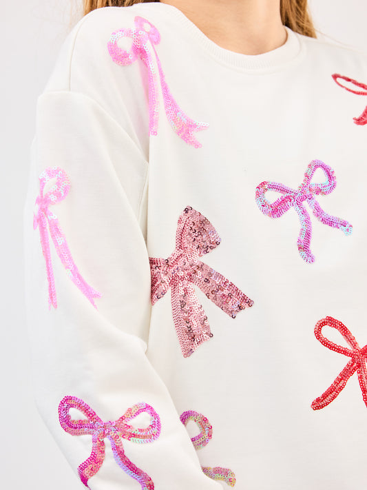 Bows Sarah Sweatshirt (Youth)