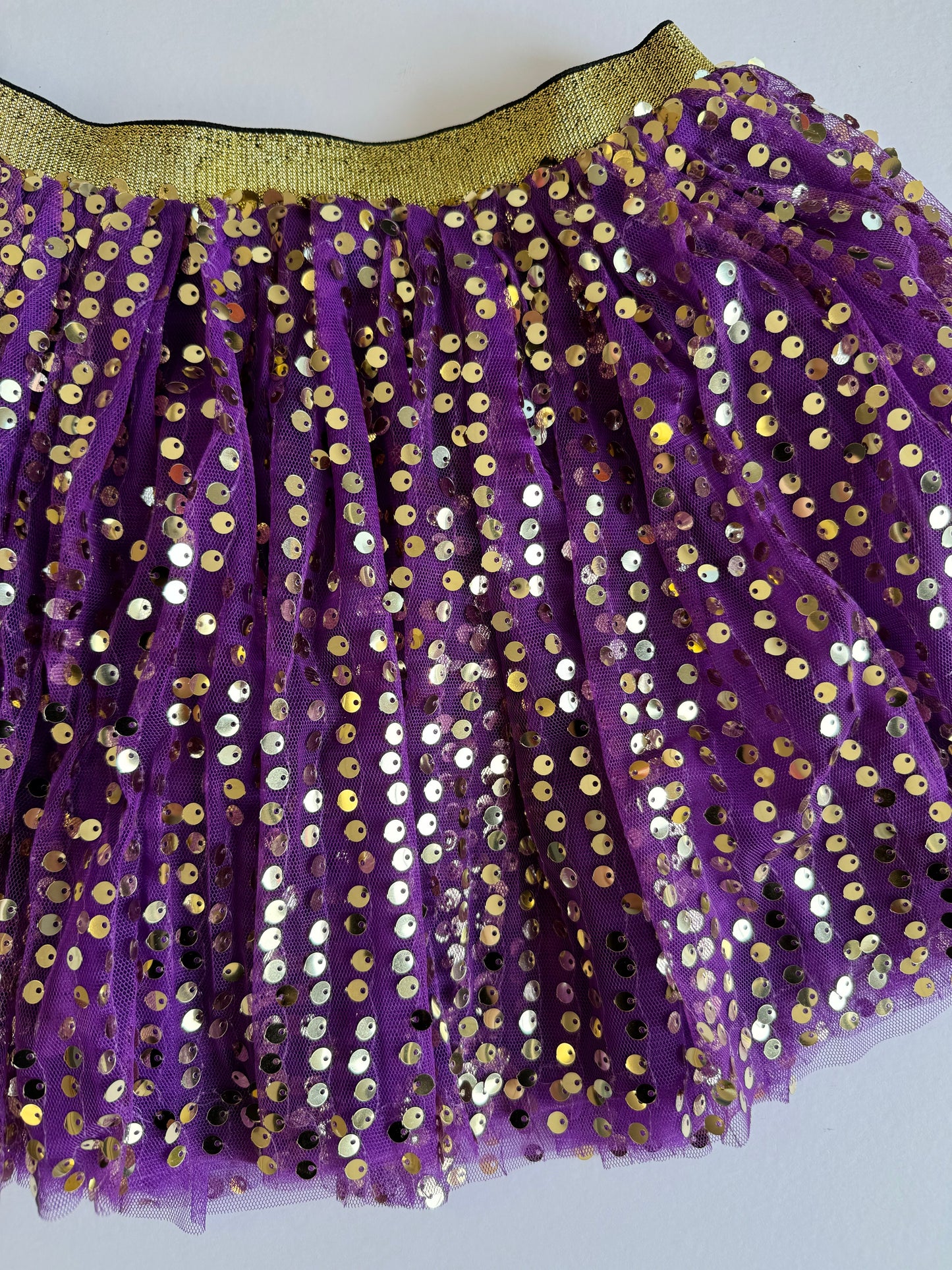 Purple & Gold Sequin Tutu