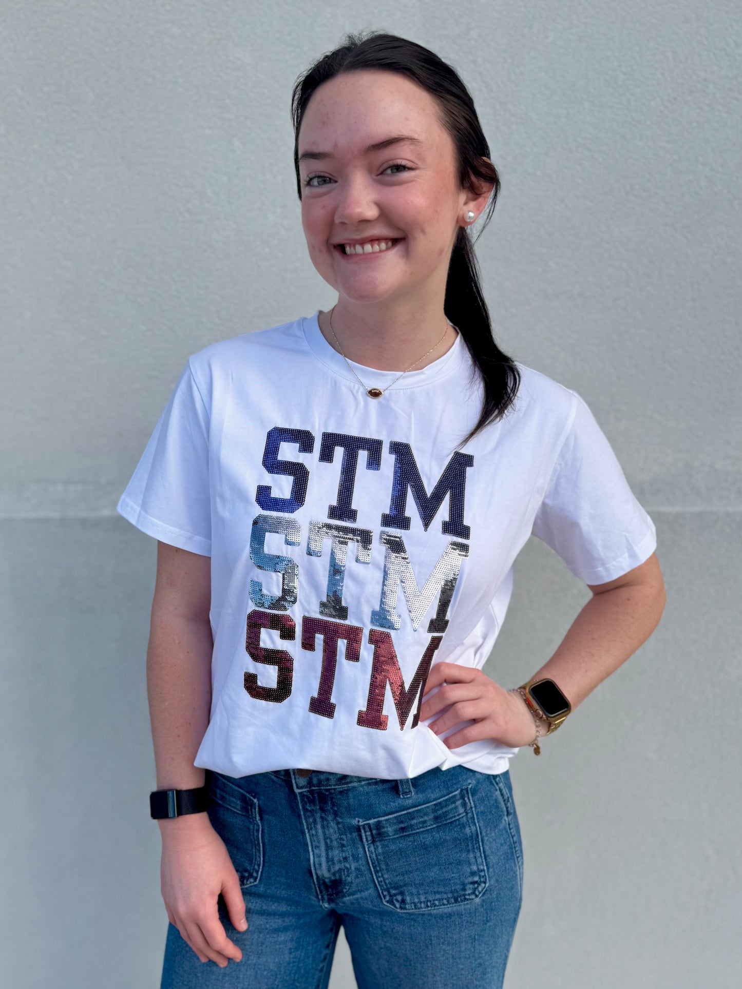 STM Stacked Sequin Top
