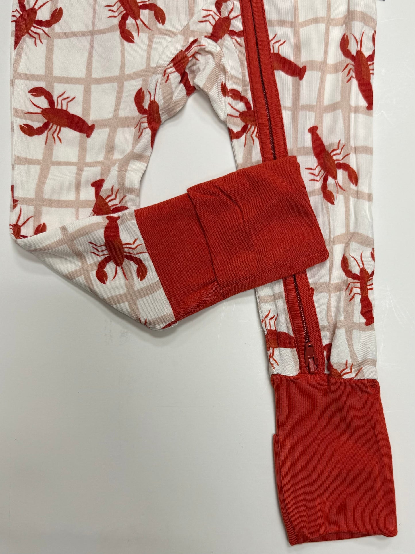 Crawfish Long Sleeve Zip Pjs