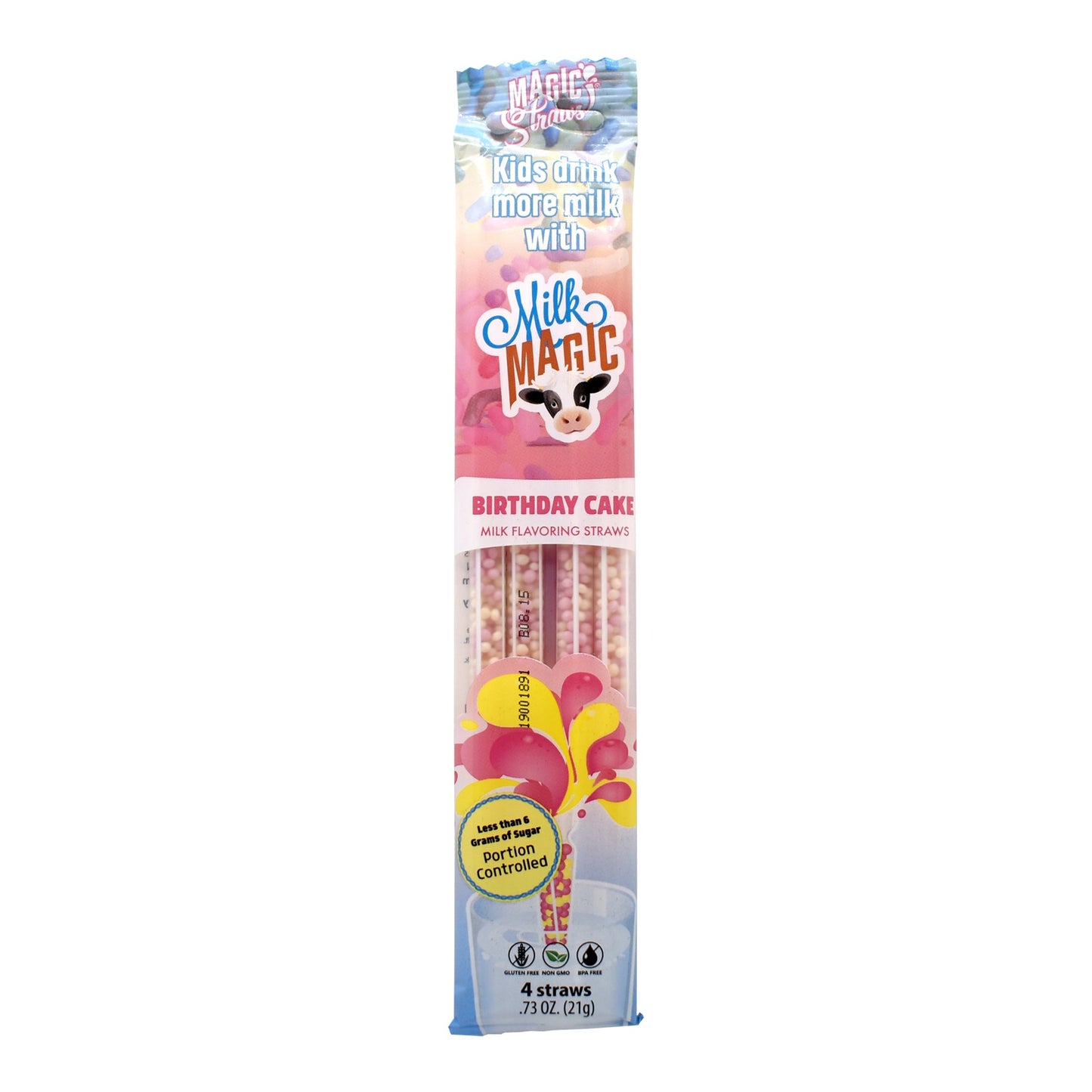 Birthday Cake Magic Straws