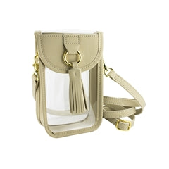 ONLINE ONLY Tan Cell Phone Crossbody