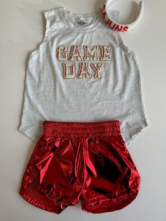 Kids Game Day Chenille Tank