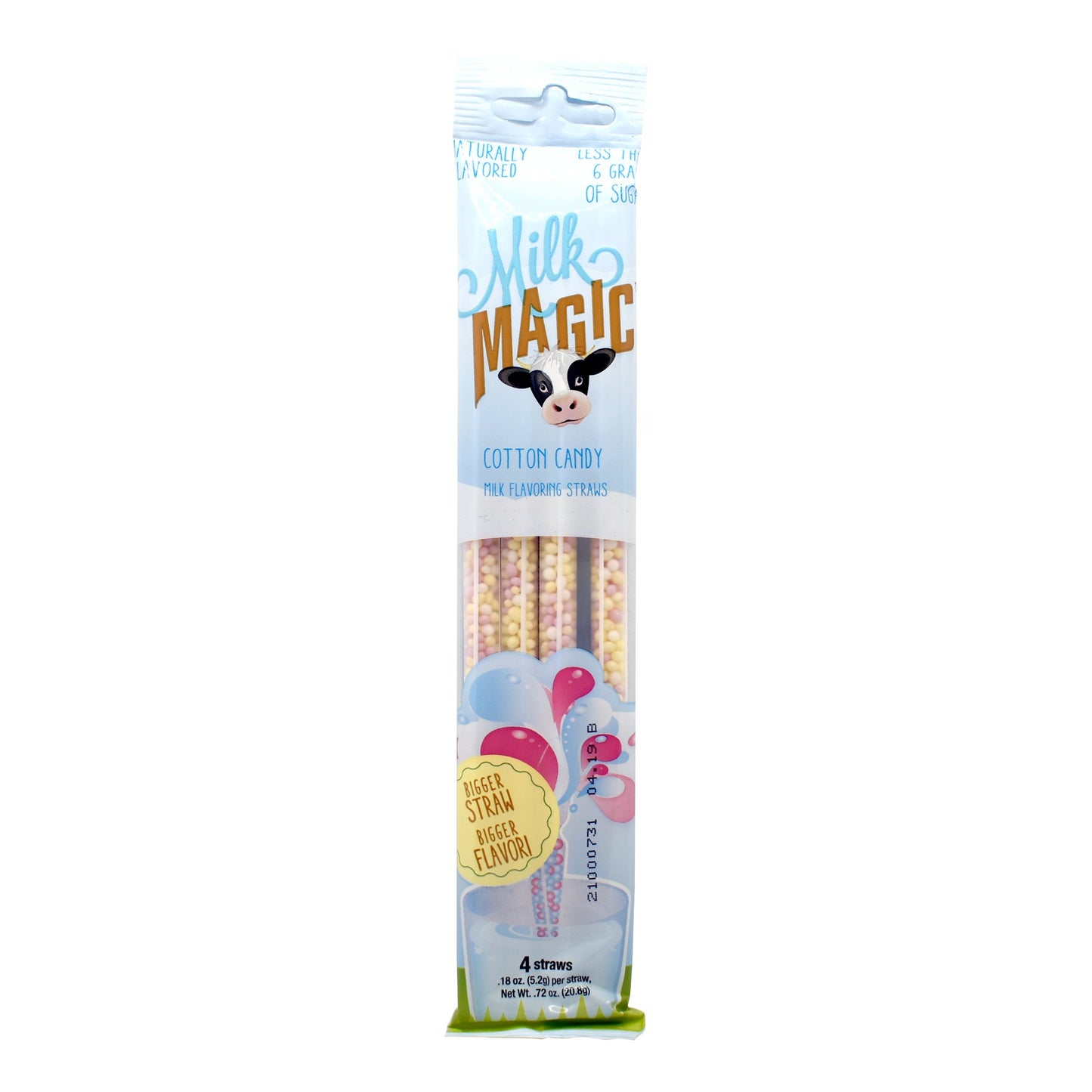 Cotton Candy Magic Straws