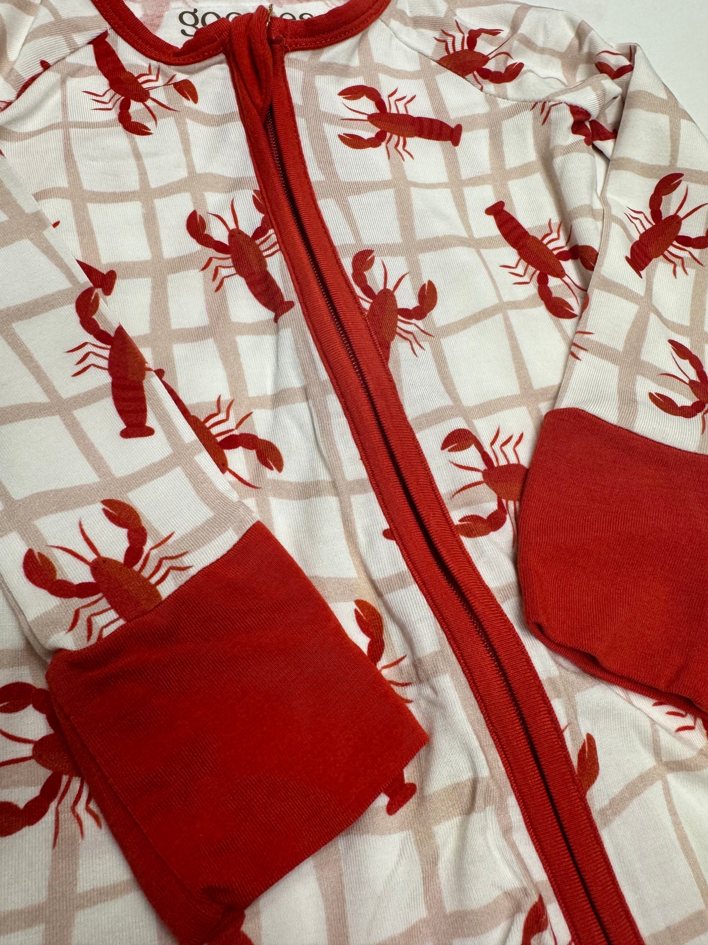 Crawfish Long Sleeve Zip Pjs
