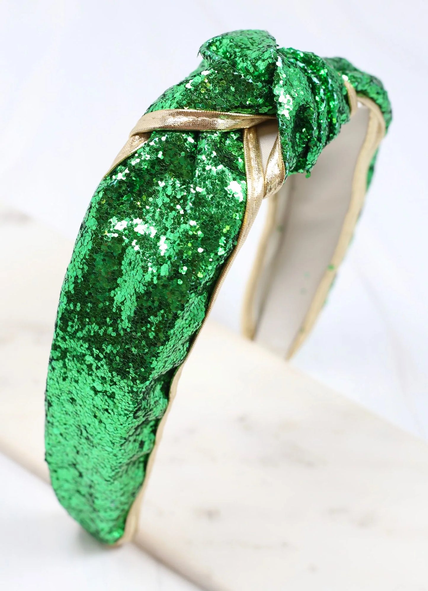 Green Glitter Headband