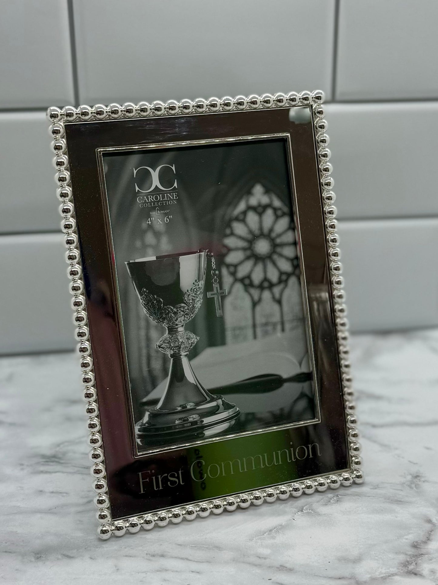 First Communion Silver Frame
