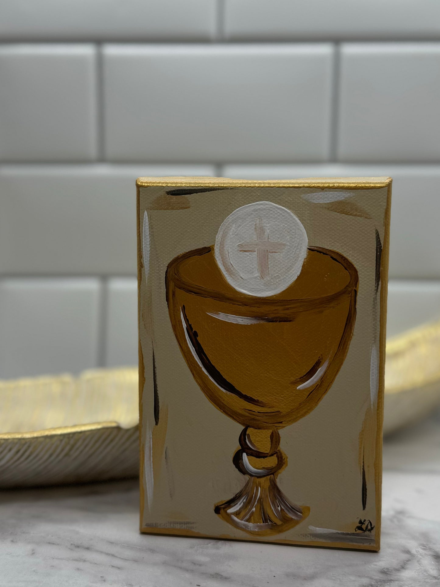 First Communion Chalice Painting