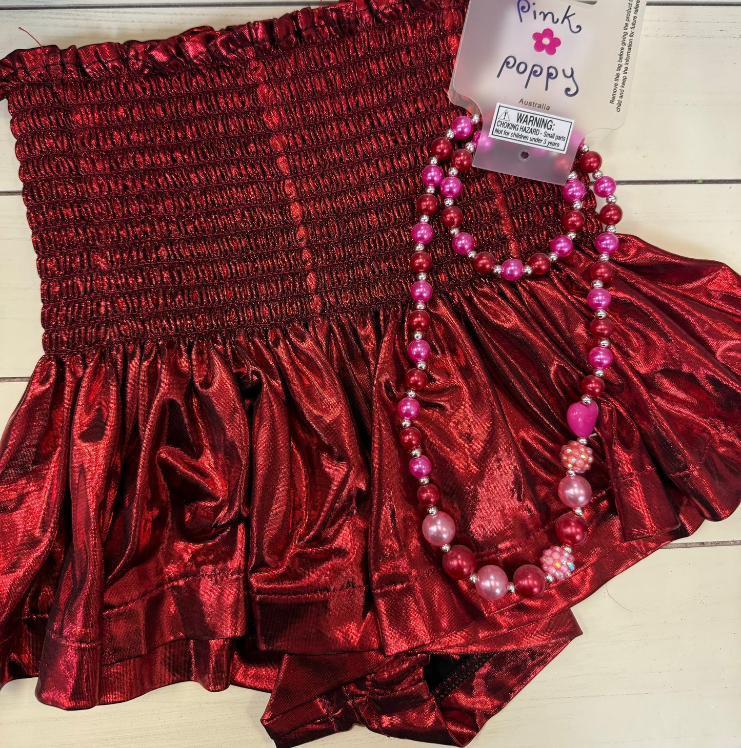 Red Swing Shorts - Kids
