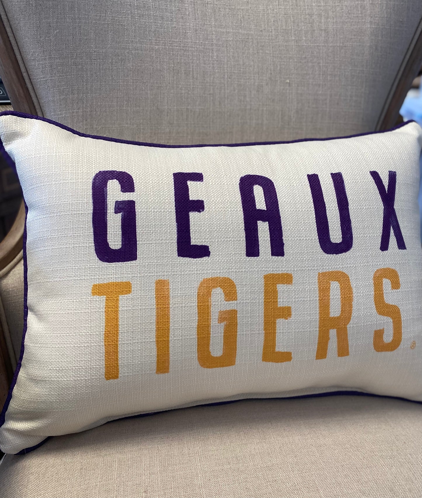 Geaux Tigers Pillow