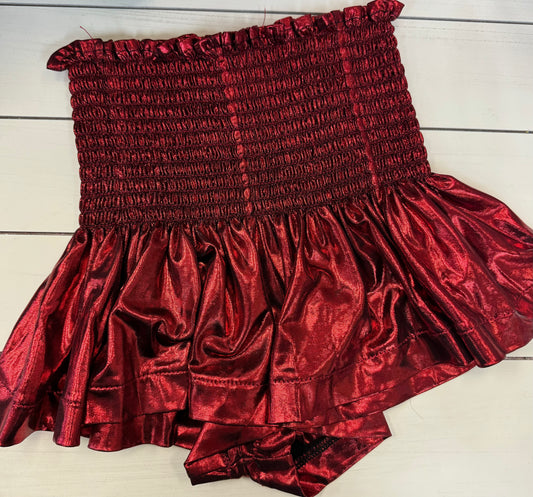 Red Swing Shorts - Kids