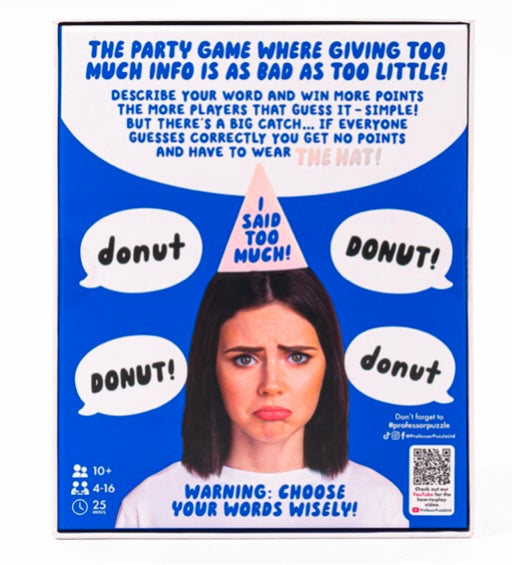 Too Much Information Game