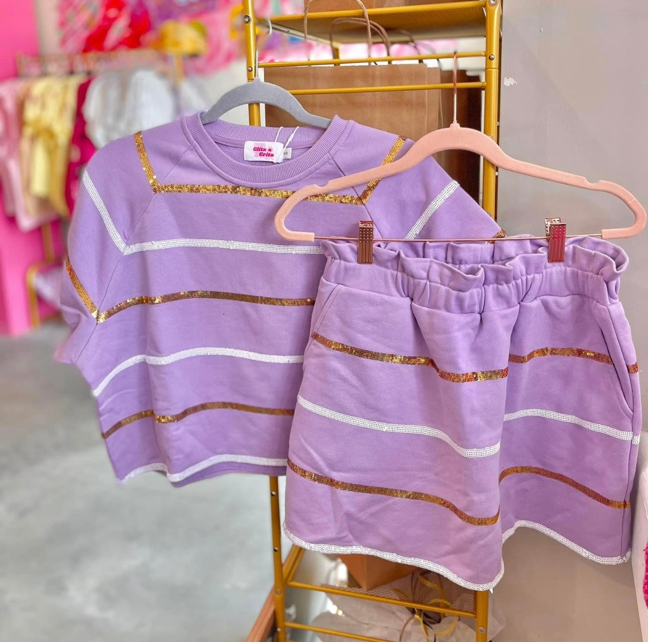 Youth Purple & Gold Set