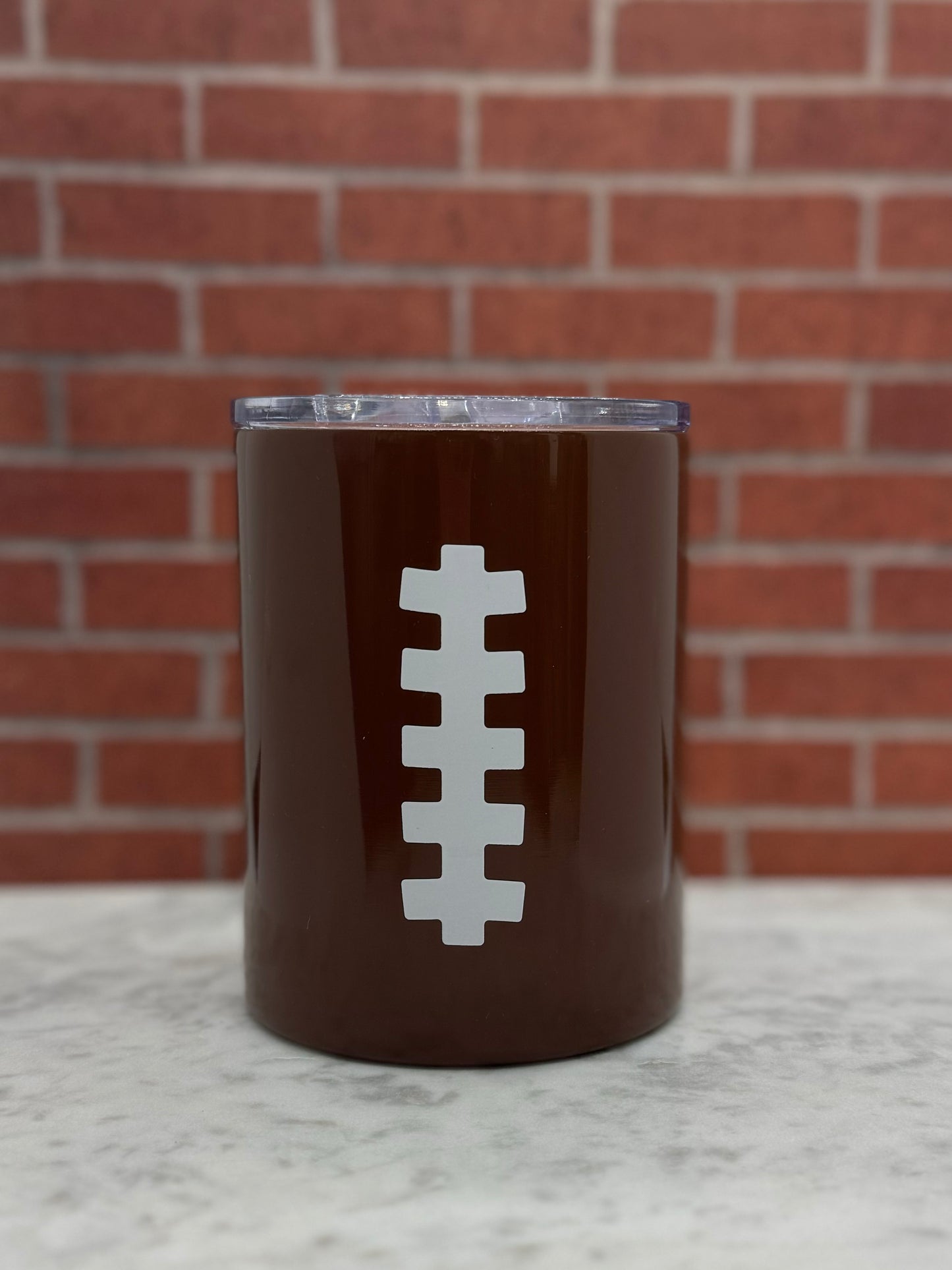 Football Stainless Steel Tumbler