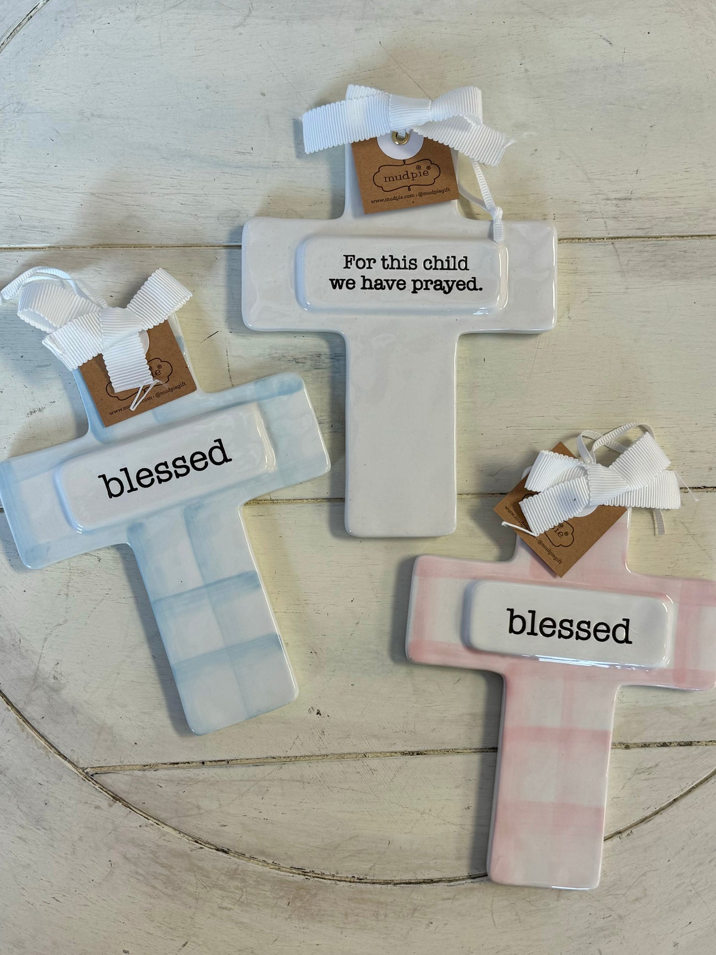 Ceramic Keepsake Cross