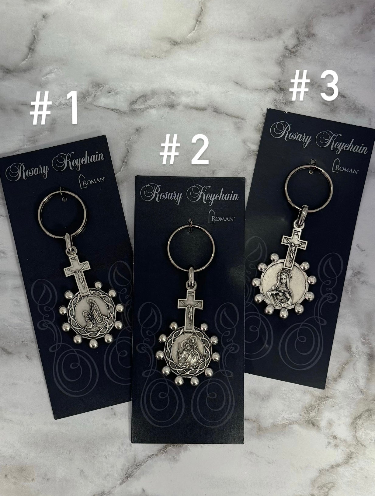 Rosary Keychain
