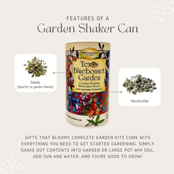 Louisiana Garden Shaker Can Seed Kit