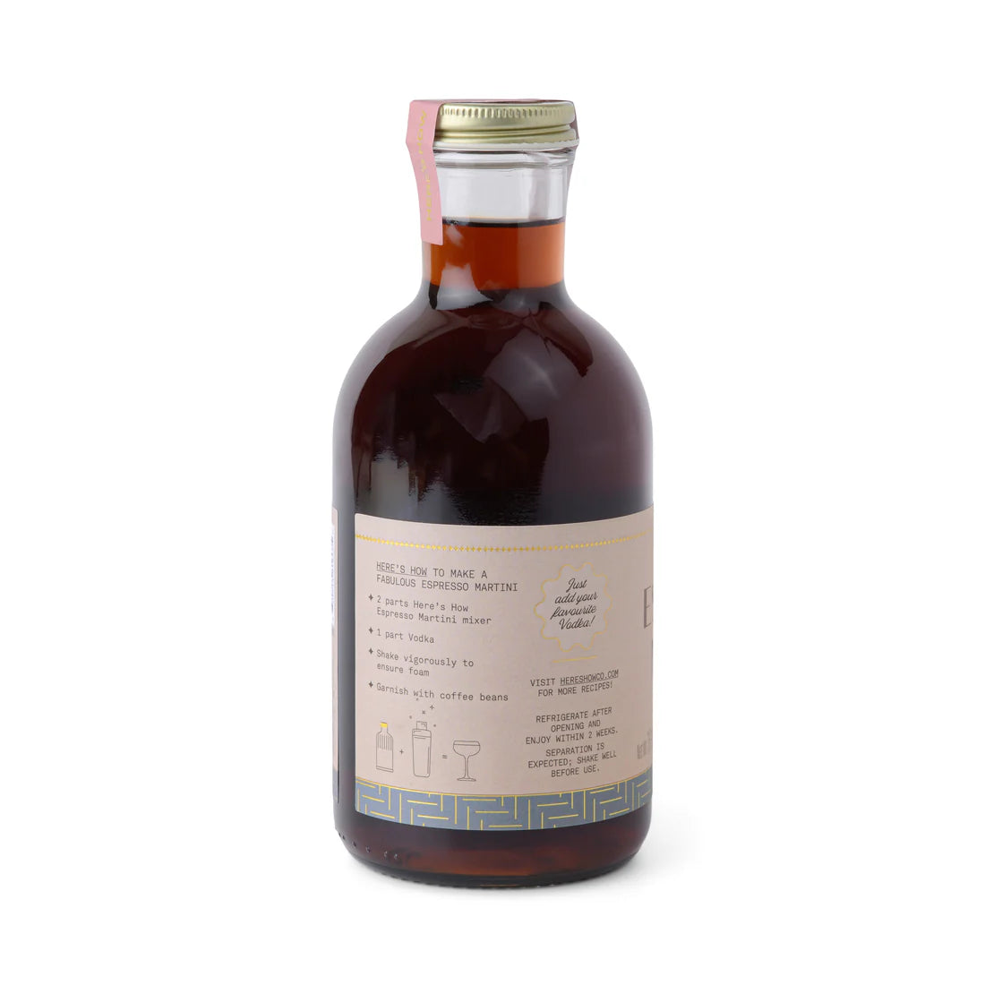 Espresso Martini Crafted Cocktail Mixer 16 oz