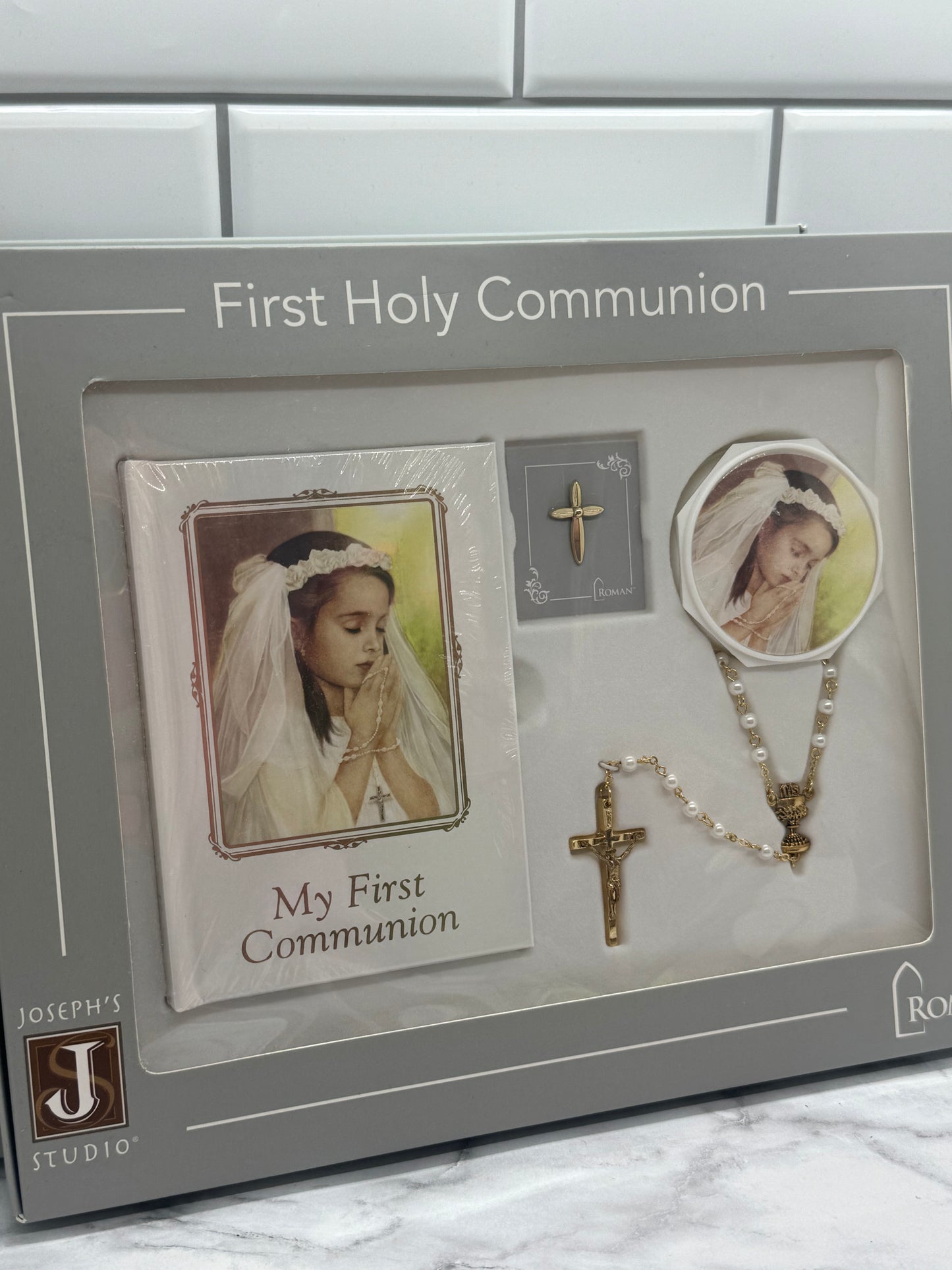 First Holy Communion Gift Set (White)