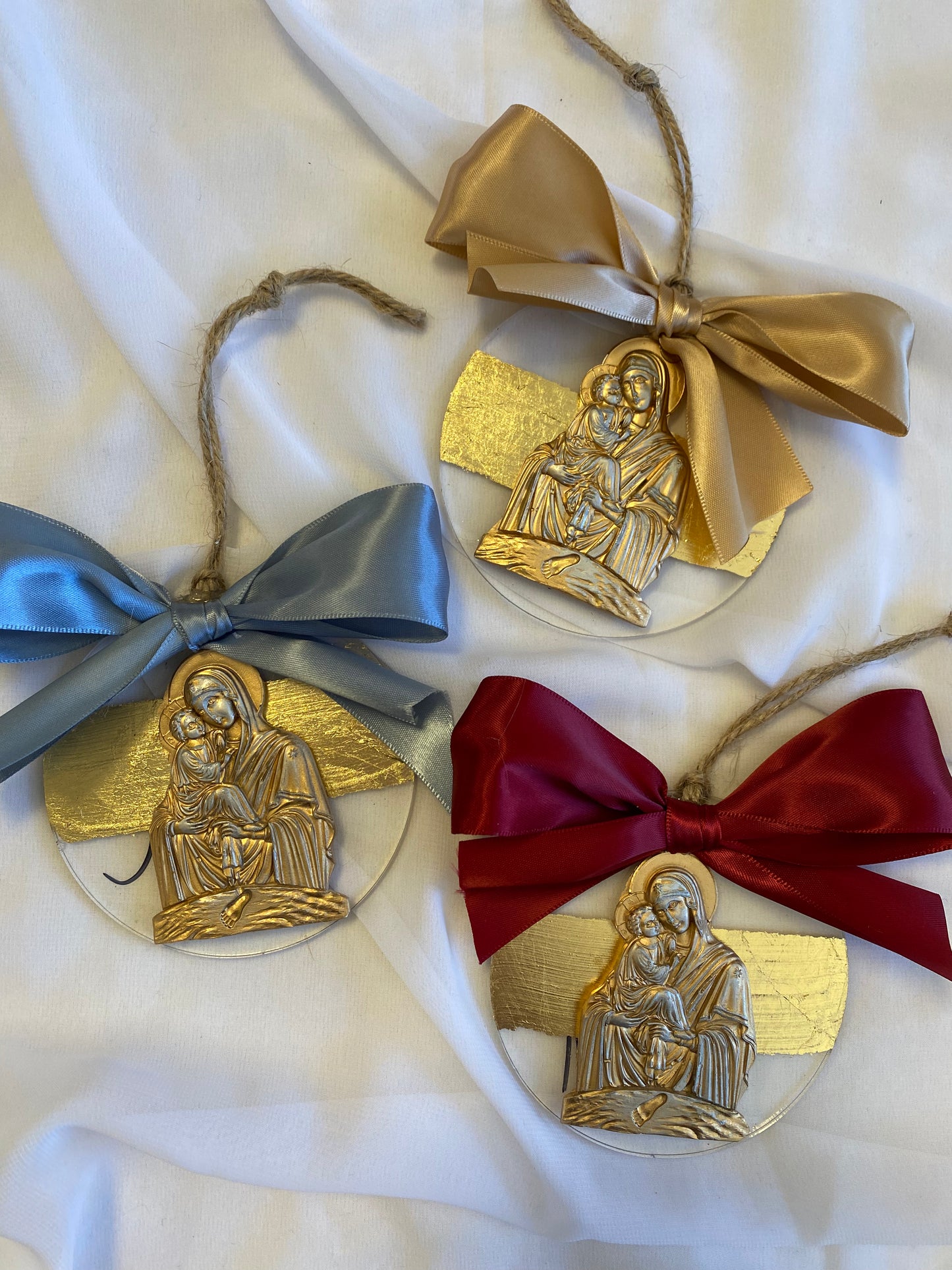 Acrylic Ornament with Mother & Baby
