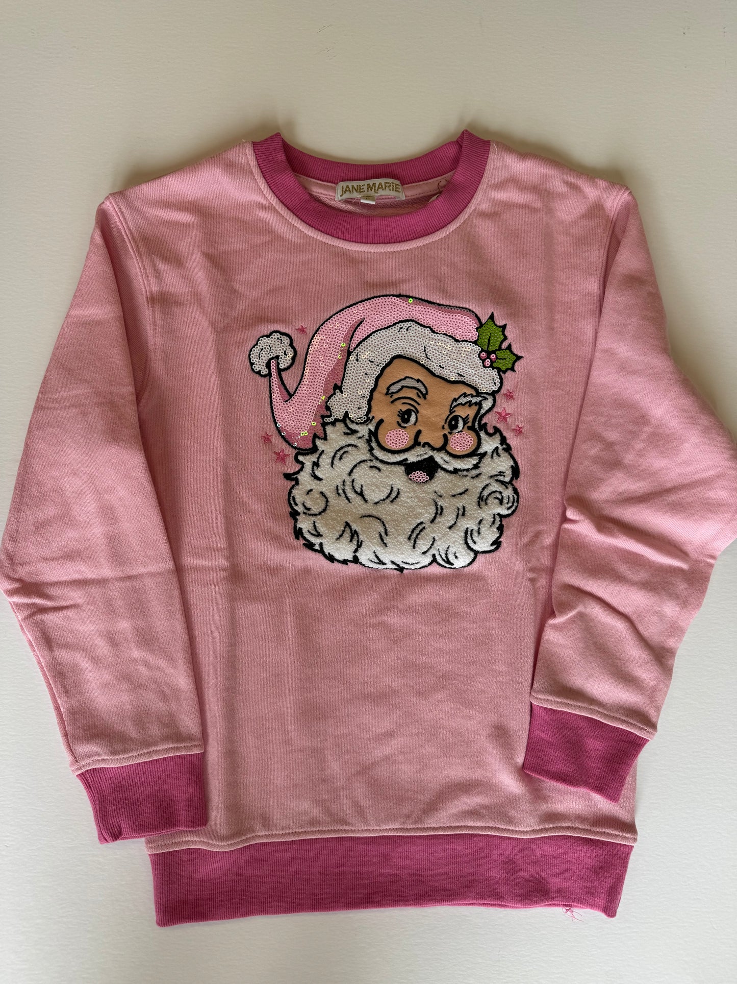 Pink Santa Sweater (Kids + Adults)