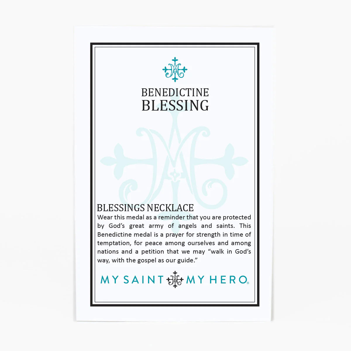 Jubilee Medal of St. Benedict Necklace