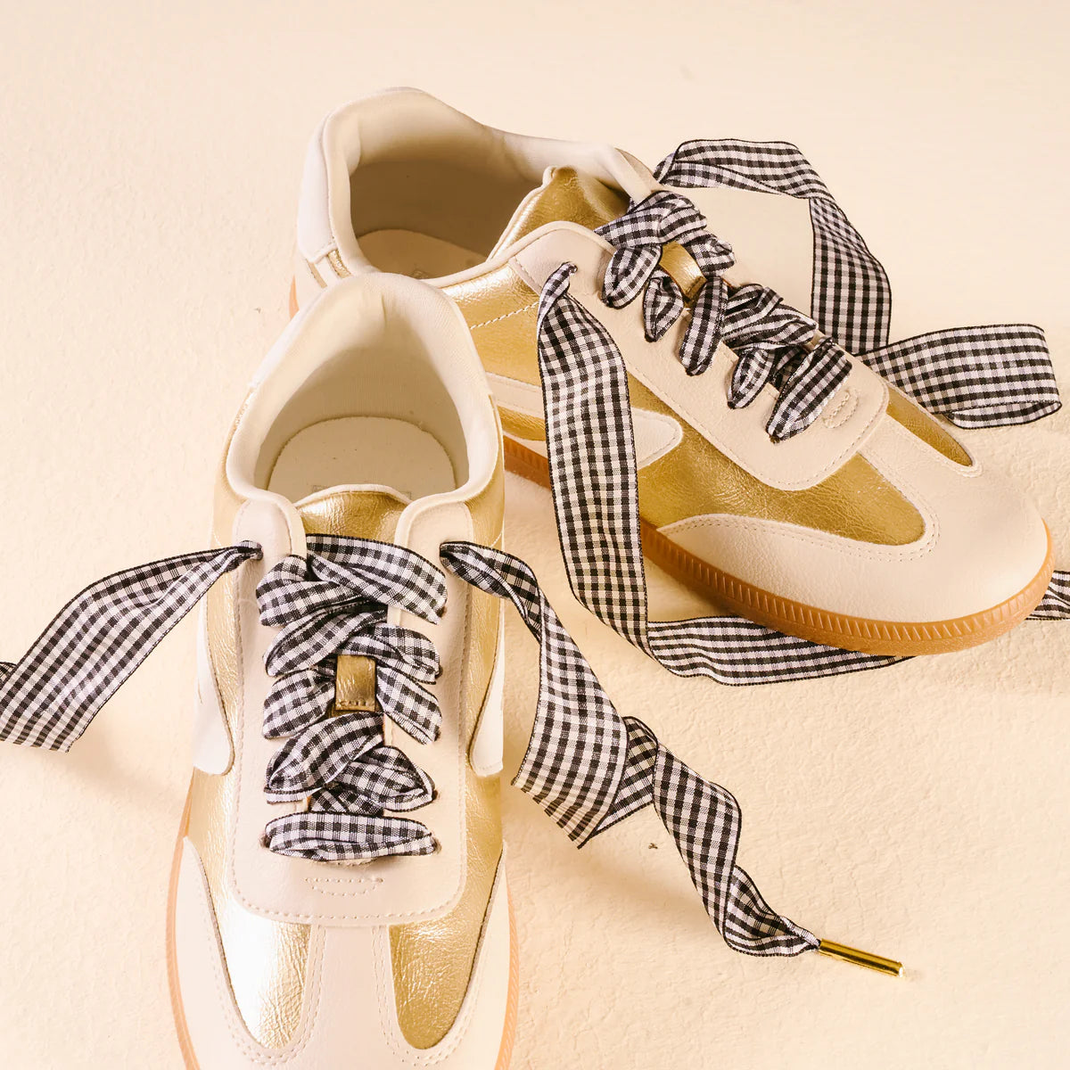 Gingham Step It Up Shoelaces- 3 Colors
