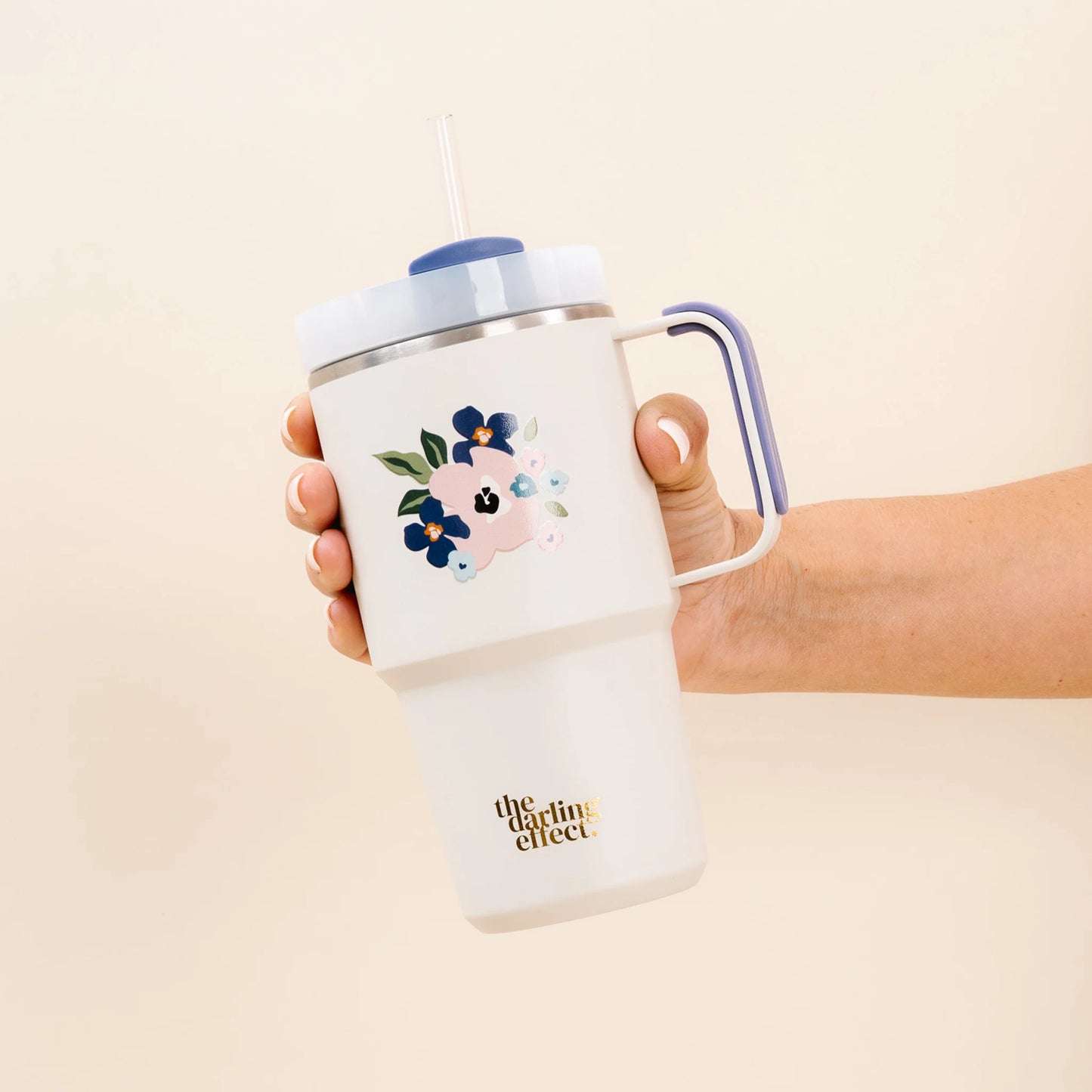 Bloom Cream Tumbler