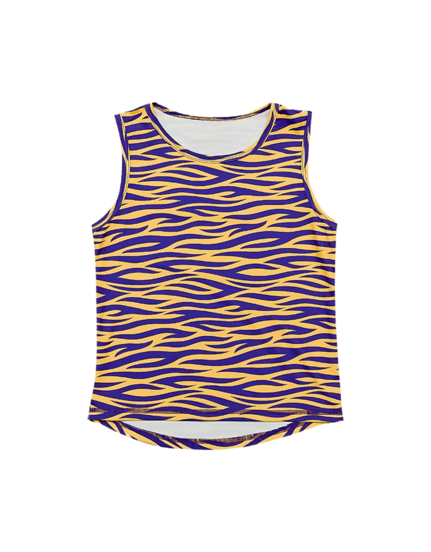Tiger Striped High Low Tank