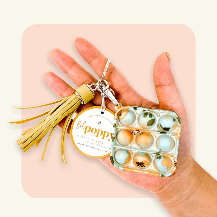 Keychain Bubble Pop It Fidget Toy