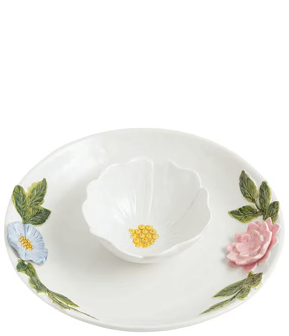 Figural Flower Platter
