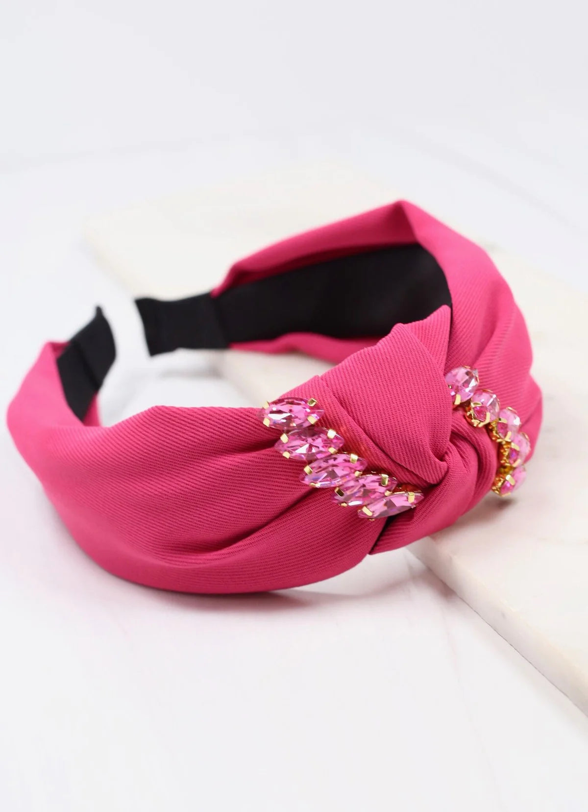 Pink Gemstone Headband