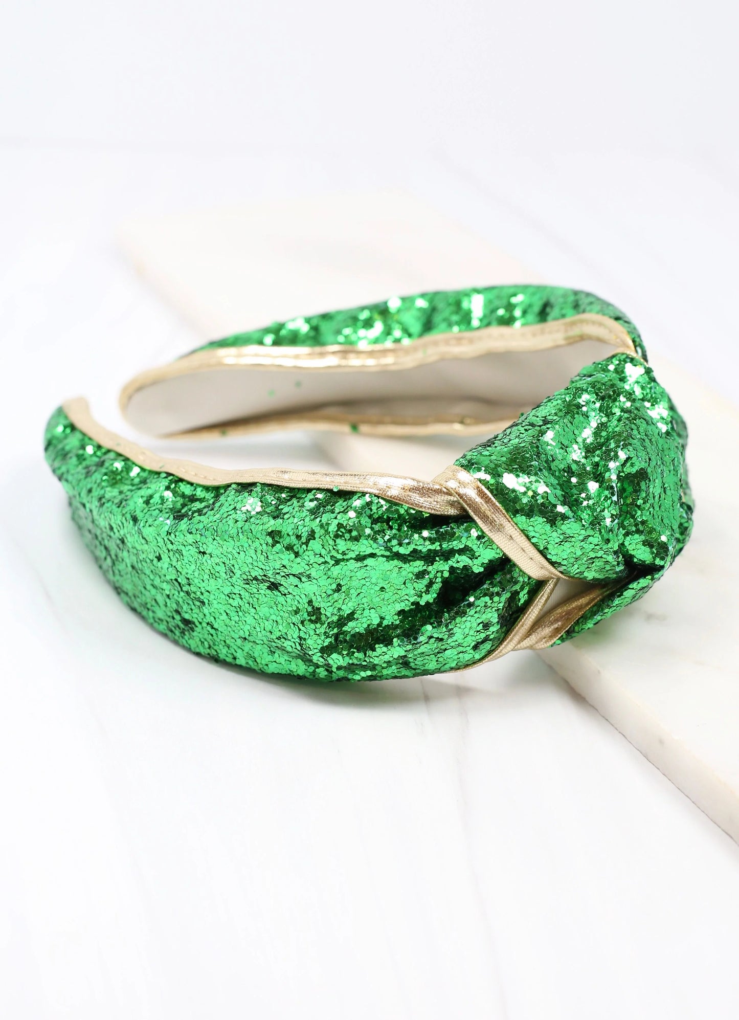 Green Glitter Headband