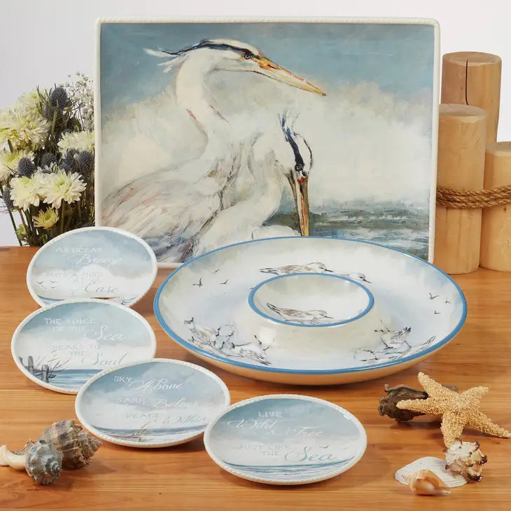 Shorebirds Rectangular Plattter