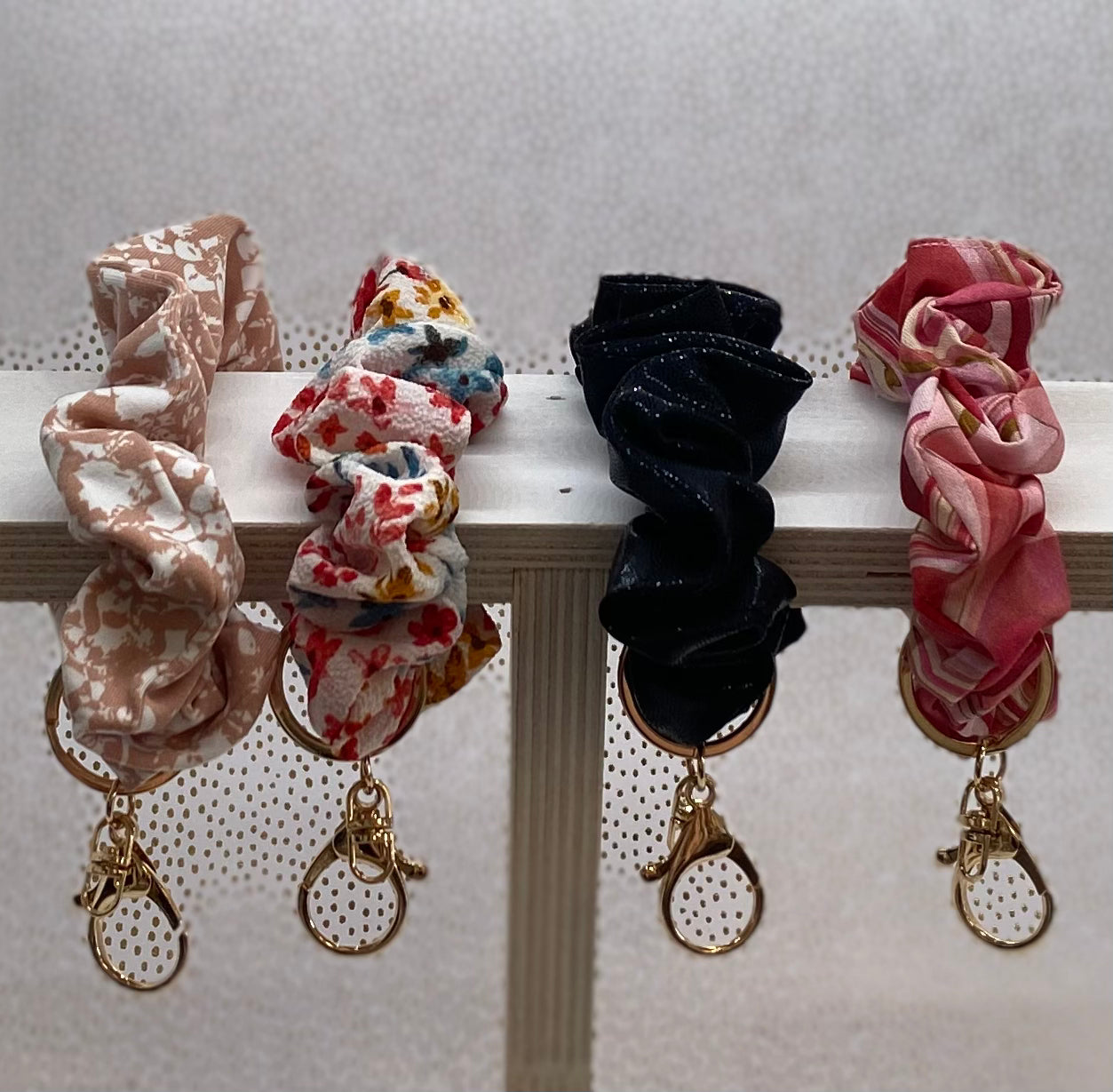Scrunchie Key Chains